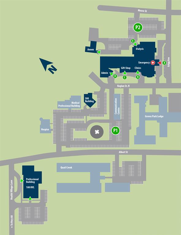 RVH site map