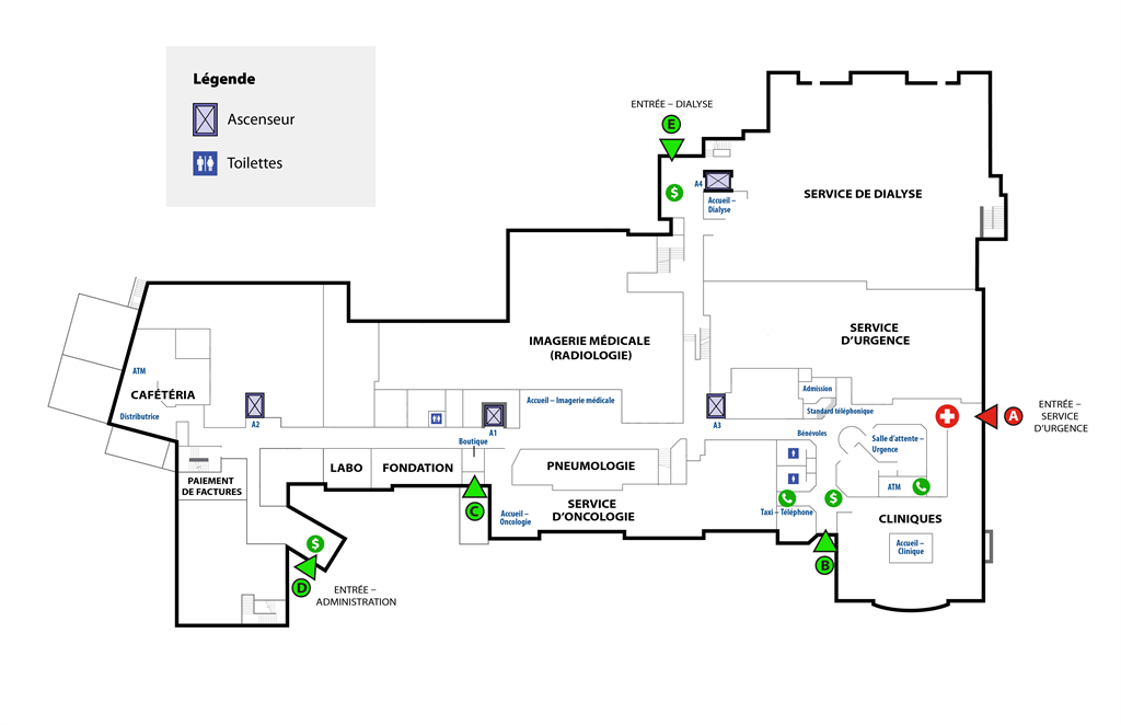 RVH interior map first floor