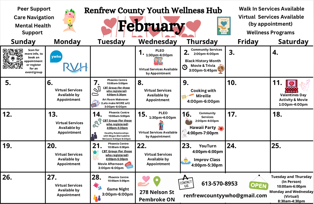 calendar of events